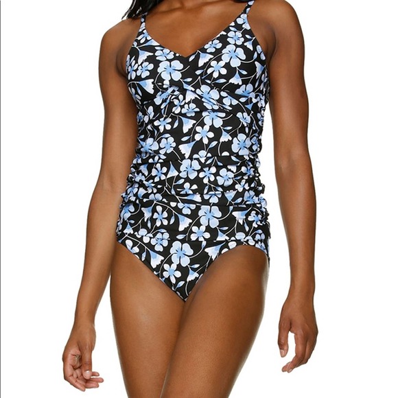 Draper James Tankini Top Swim Floral Garden small